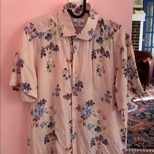 Reiss floral shirt (medium) slim fit